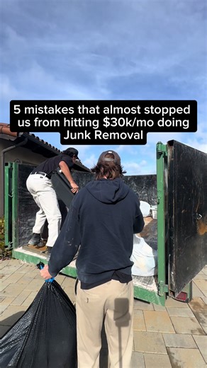 1. Pricing like a laborer, not a business Most companies price based on effort instead of value. • No minimums • “Fair” pricing instead of profitable pricing • Dump fees wiping out profit Fix: Price by volume, access, and disposal risk. Build margin for fuel, fees, insurance, and slow days. 2. No systems = owner is the bottleneck Doing everything caps growth and burns you out. • No days off • Can’t add trucks • Income tied to your body Fix: Scripted estimates, standard pricing, repeatable checkl