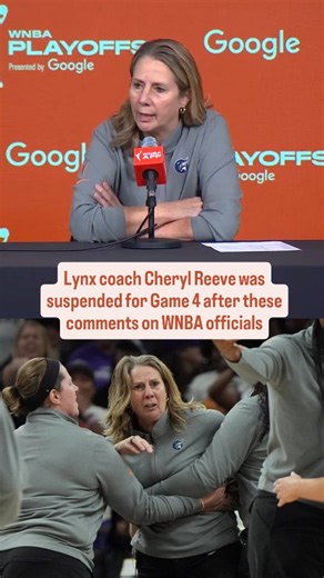 Cheryl Reeve called for a change in officiating leadership after Napheesa Collier was injured during the Lynx' Game 3 loss (via @espn) #wnba #lynx #basketball | Sports Illustrated