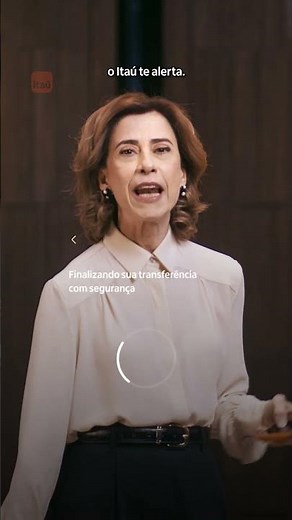 Segurança com app Itaú