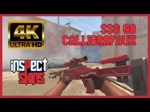 SSG 08 Calligrafaux - Skin Inspect & Showcase (All Floats) | CS2 [4K60FPS]