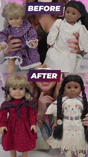 Transforming 2000s American Girl Dolls | Doll Makeover
