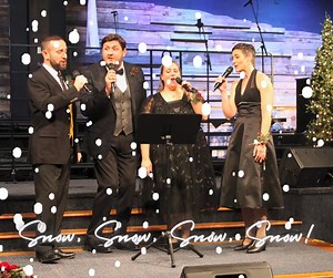 "Snow” from "White Christmas" Mark Lenig, Pastor Ryan Brosious, Amanda Brosious, & Dani Sommers ("A Little Off-Broadway Musical Revue" 2024) | Salt & Light Theatre