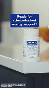 Help your patients experience the difference of science-backed energy support.​ ​ Our Rapid Mental Energy is fast-acting mental performance. Clinically studied ingredients like Cereboost® and enXtra help support alertness and sharpen working memory in just one hour without any known interactions with sleep. Learn more about supporting patient’s focus. ‡ | Pure Encapsulations