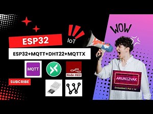 ESP32+MQTT+DHT22+MQTTx | #iot | #mqtt | #dht11 | #wokwi