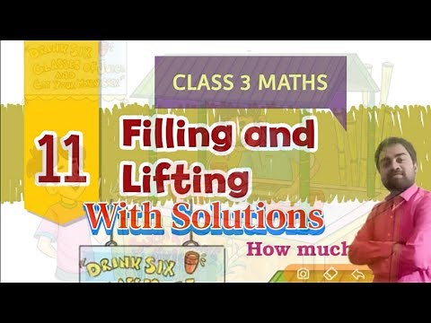 Filling and Lifting | Class 3 Maths Chapter 11 | Solutions | NCERT | CBSE | ‎‪@ATOZSTUDYZ‬