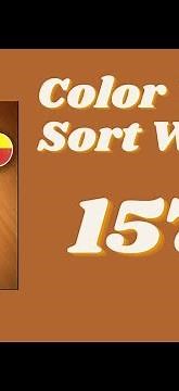 Color Water Sort Woody Puzzle Level 157