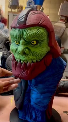A little something I sculpted. They don't call him Trap Jaw for nothing #trapjaw #heman | Scotty Eugene Fields