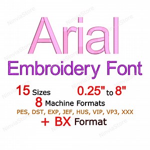 Arial Embroidery Font, Pe Font for Embroidery, Small Embroidery Font, Arial BX Font, Monogram Alphabet Machine Embroidery Design, Arial Font - Etsy