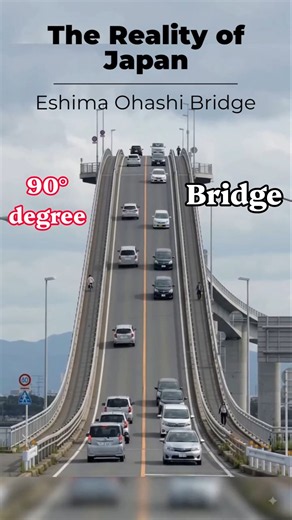 The Reality of Japan's 90° Bridge #japan #bridge #heavycivil #amazingconstruction #bridgework
