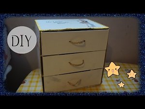 DIY #12 ❤ Make a chest of drawers with these My Little Boxes ❤