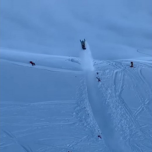 Insane Snowmobile Backflip