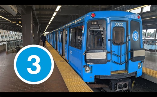 多伦多的"Sky Train" - 3号线(Scarborough线)后方展望