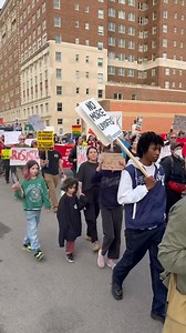 MAY DAY PROTEST IN DETROIT. Demonstrators with Moratorium NOW! Coalition are marching in downtown Detroit. Why are they marching? Spokesperson, Abayomi Azikiwe said, "International rights for working people, for oppressed people. We oppose the Trump/Musk program of laying off federal agency employees, attempting to privatize the Post Office and attacks on migrants." | WDIV Local 4 / ClickOnDetroit