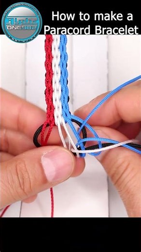 How to Make a Thin 3 Colors Paracord Bracelet Knot Tutorial