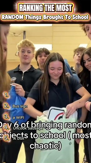 Ranking The Most RANDOM Things Brought To School #shorts #shortsviral