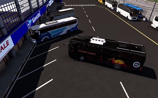 欧卡2Mod：迄今为止最大的BUS总站MOD BIGGEST BUS TERMINAL MOD 2021 ETS2 1.42