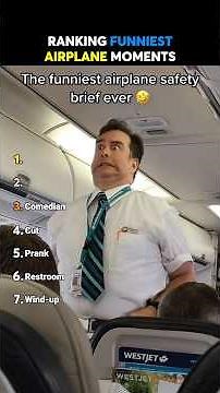 Ranking the Funniest Airplane Moments 😱💀🤣