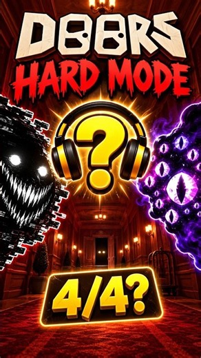 Guess the DOORS Monster by Sound 🔊 HARD MODE! #Roblox #DOORS #Shorts