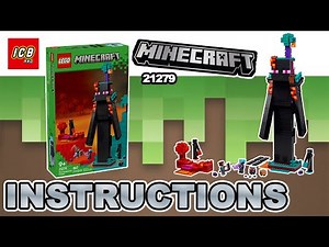LEGO Minecraft 21279 The Enderman Tower – 4K Build Instructions Slideshow