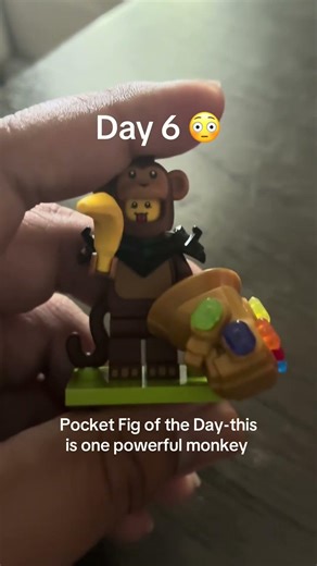 Day #6 pocket fig of the day evil Monkey(Series 28 Monkey) Goal:50Subs #lego #monkey #subscribe #yt