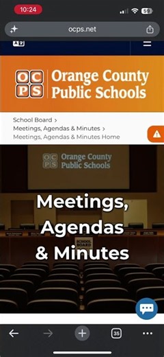 Public Comment starter kit for Orange Country School Board (OCPS) meetings