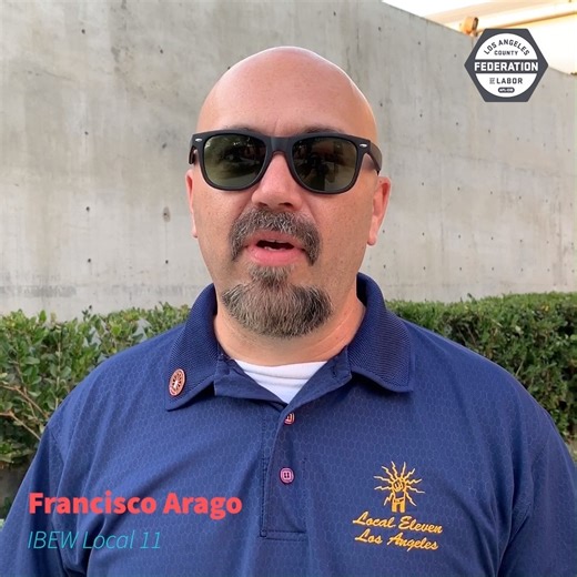 32 reactions · 3 comments | Francisco Arago of IBEW Local 11 reflects on his experience as a high school student mobilizing during the fight against Prop 187. Celebrate leaders in the fight with us on Saturday, November 9th at Los Angeles State Historic Park! Get your tickets at https://thelafed.org/weareca/ | Los Angeles County Federation of Labor, AFL-CIO | Facebook