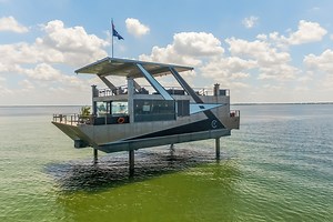 Forget bunkers, this mansion yacht is a prepper's dream
