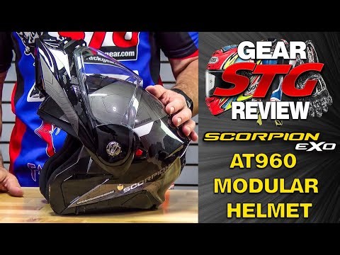 Scorpion EXO-AT960 Modular Motorcycle Helmet Review from SportbikeTrackGear.com