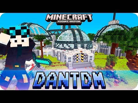 Minecraft PE Maps - DanTDM's New Lab Recreated in MCPE! (TheDiamondMinecart Minecraft Lab Tour)