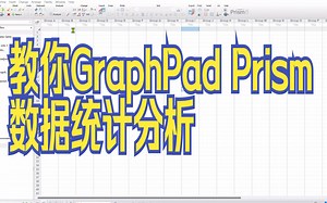 科研大师兄教你GraphPad Prism数据统计分析