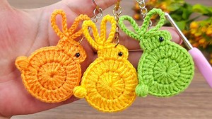 286 reactions · 6 comments | I made many. I sold them all. very cute and easy rabbit keychain making #crochet #diy | Yurdagül Canbey | Facebook