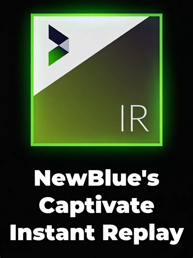 Level up your live shows with newBlue’s Captivate Instant Replay software—easy, pro-level replay that brings dynamic highlights to your streams in seconds! 🎥✨ #newBlue #CaptivateReplay #InstantReplay #LiveProduction #SportsTech #BroadcastTools #ProAV #ContentCreation #1SourceVideo