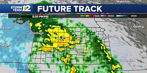 A soggy Friday to ease more of the drought