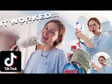I FOLLOWED A TIKTOK TUTORIAL TO CLEAN MY ROOM!! *it worked* | step by step | how to clean fast |
