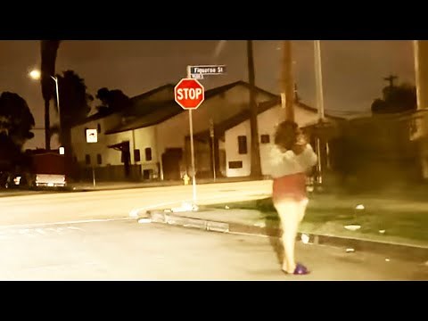 Figueroa Street - Los Angeles Walking Ladies Of The Night District 💃 Red Light Zone