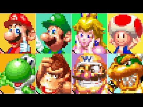 Mario Kart: Super Circuit // All Characters