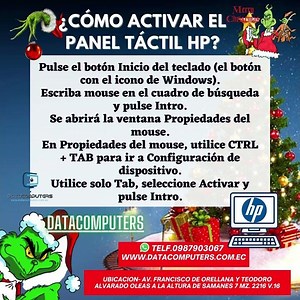 🥳🎉🎄♥️💚🎆 ¿Cómo activar el panel táctil HP? ✨ ✨ servicio técnico DataComputers🎄♥️💚🎆🥳🎉