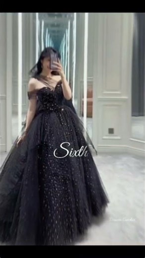 Select A Black Ball Gown for yourself ✨😍#dress #aesthetic #trending #shorts#viral #100kview #royal