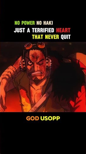 No strength. Only will🫡:one piece #anime #usopp #onepiece #manga
