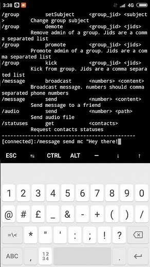 💬️ YOWSUP (PYTHON WHATSAPP)
