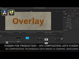 Fusion for Production - VFX Compositing with Fusion - 04 Compositing with Merge & Channel Booleans