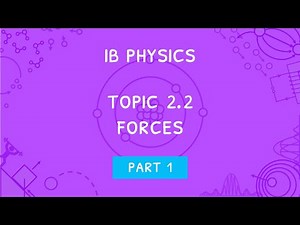 IB Physics Topic 2.2 (Part 1): Forces, Free Body Diagrams, and Newton's Laws