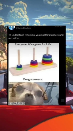 😂 When Recursion Breaks Your Brain 💀😂😂😂 #programming #coding #funny #memes #ai #trending