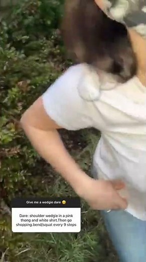 shoulder thong wedgie