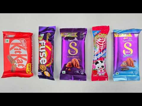 KitKat vs Dairy Milk Crispello vs Silk Bubbly ! Best Chocolate Collection