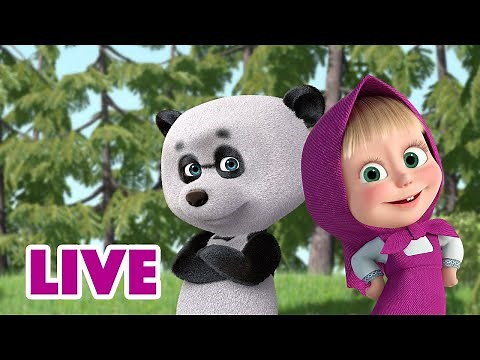 ماشا والدب 👱‍♀️ LIVE STREAM! 🤪 دائمًا ما يكون الأمر ممتعًا مع الأصدقاء 😎 Masha and the Bear