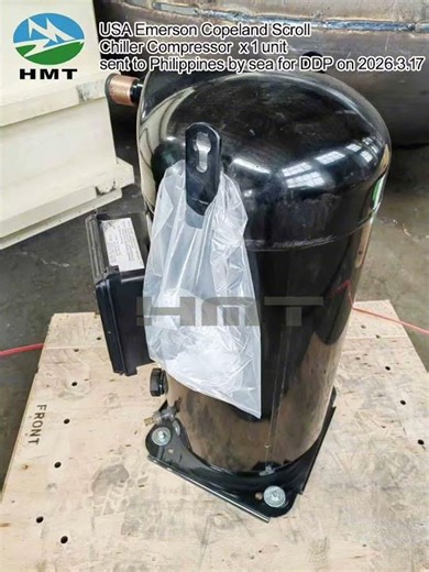 USA Emerson Copeland Scroll Chiller Compressor x 1 unit, original and new sent to Philippines
