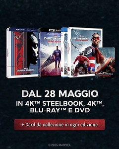 Captain America VS Hulk Rosso, chi vincerà? 💥 Scoprilo in #CaptainAmericaBraveNewWorld, disponibile dal 28 maggio in versione DVD, Blu-Ray, 4K e in una speciale edizione 4K Steelbook. Ordinalo subito sul tuo store preferito: F&M ▶️ https://bit.ly/3YykUdM Amazon ▶️ http://bit.ly/4m1YY4L IBS ▶️ https://bit.ly/44qL1XU laFeltrinelli ▶️ https://bit.ly/4lZWDXY DVD Store ▶️ https://bit.ly/4jSB3mI | Eagle Pictures
