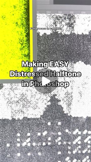 Studio AAA on Instagram: "Easy distressed halftone in Photoshop, full process listed below!⬇️⬇️⬇️⬇️⬇️ First you need the 2 textures from Printer Trash, so go get those from Studio AAA, apply the first plain ink texture with any blend mode that suits your image, then duplicate your image/layers and pull in the second, more distressed texture. Next, add a quick levels adjustment to the distressed texture to bring out the highlights a bit more, then go to Select > Color Range > Highlights and make