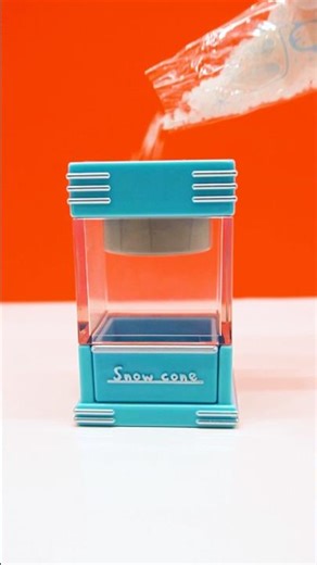 Oddly Satisfying Miniverse MINI Snow Cone! Make It Mini Appliance #satisfying #asmr #miniature